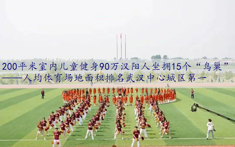 200平米室内儿童健身90万汉阳人坐拥15个“鸟巢”  ——人均体育场地面积排名武汉中心城区第一